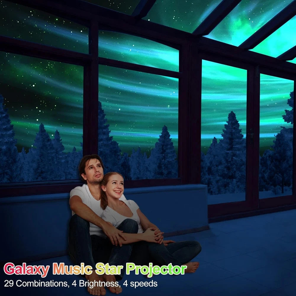 Area Galaxy Projector Lights,Brighter Star Projector,with Changing Nebula