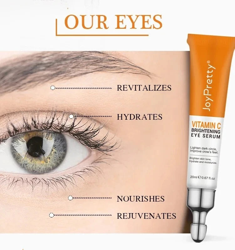 Vitamin C Serum Eye Cream Remove Bags Dark Circles Lift Brightening Anti Aging
