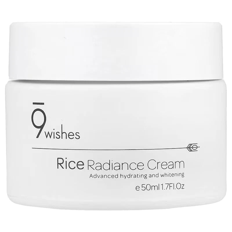 9wishes Rice Radiance Face Cream Advanced Hydrating Moisturiser, Korean Skincare