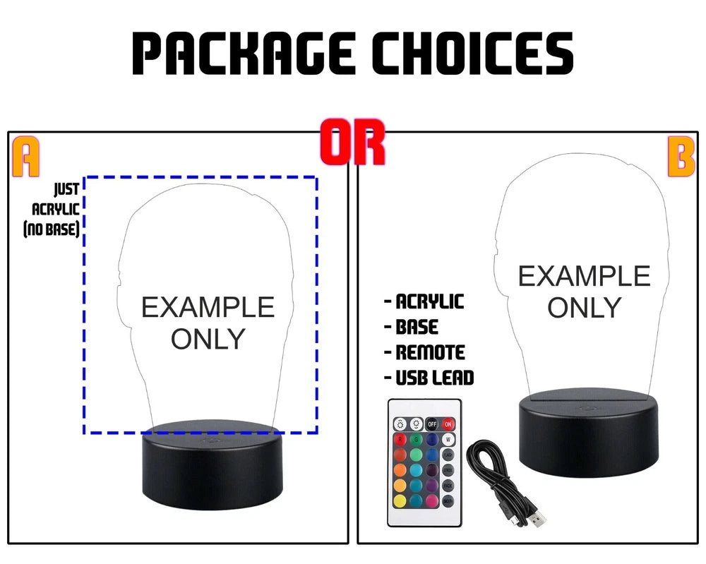 Charizard Night Light | Pokemon Night Light | Personalised LED 3D Charizard Lamp