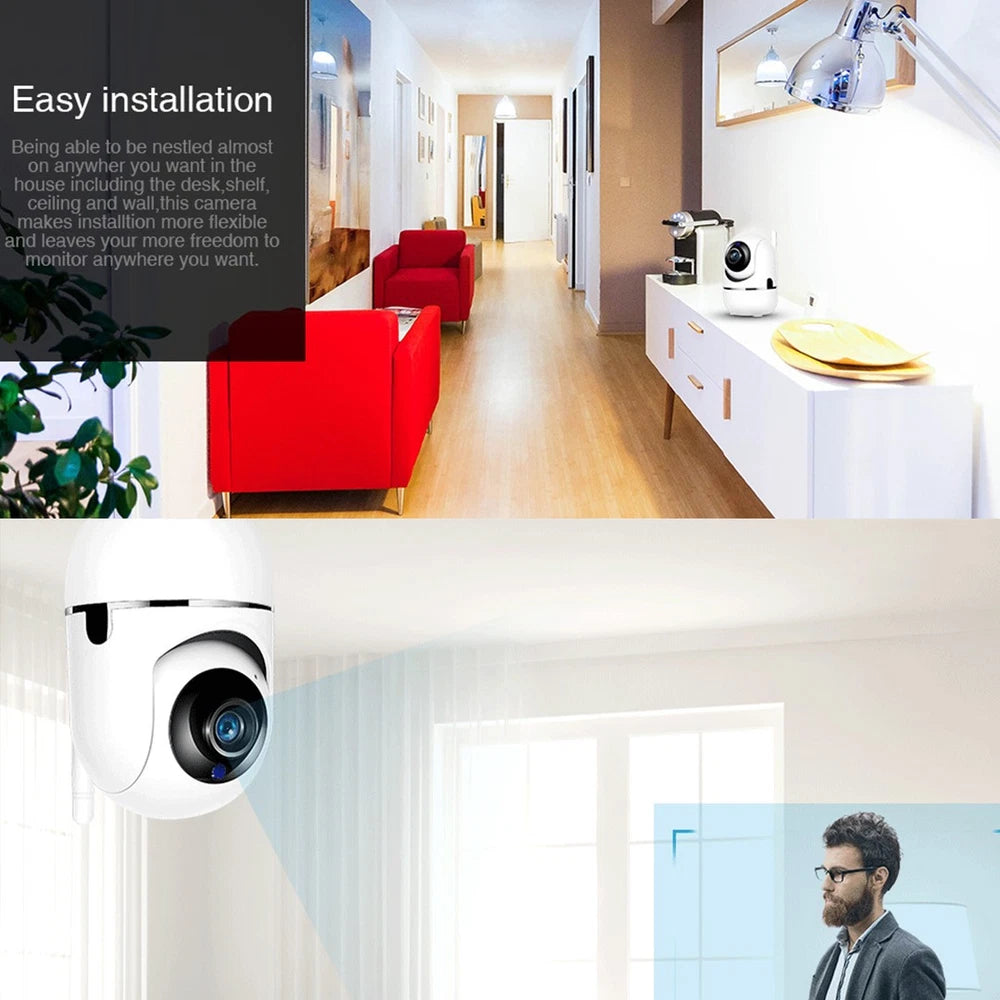UK 1080P IP Camera Wireless WiFi Indoor CCTV HD PTZ Smart Home Security IR Cam
