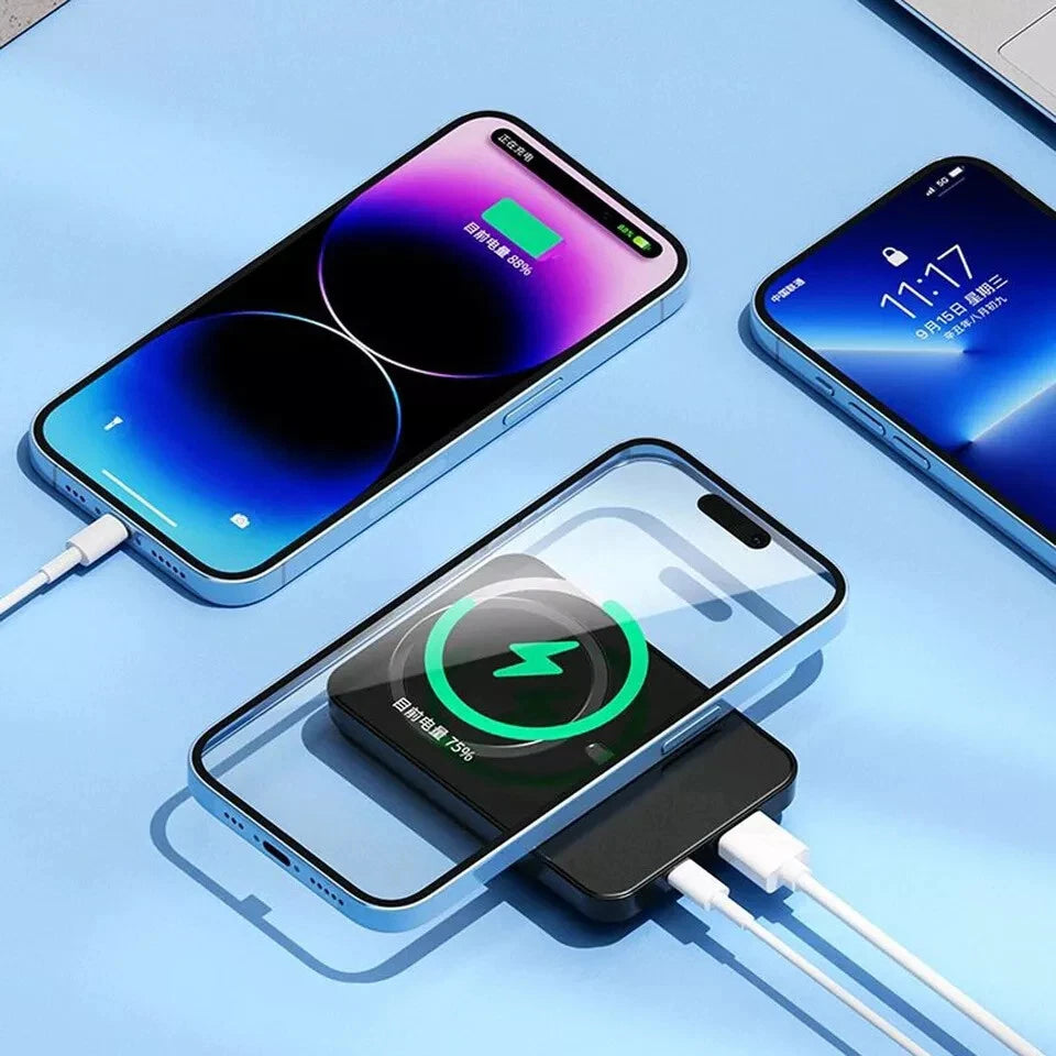 Magsafe Power Bank Portable Charger 10000mAh Magnetic Battery Pack For iPhone UK