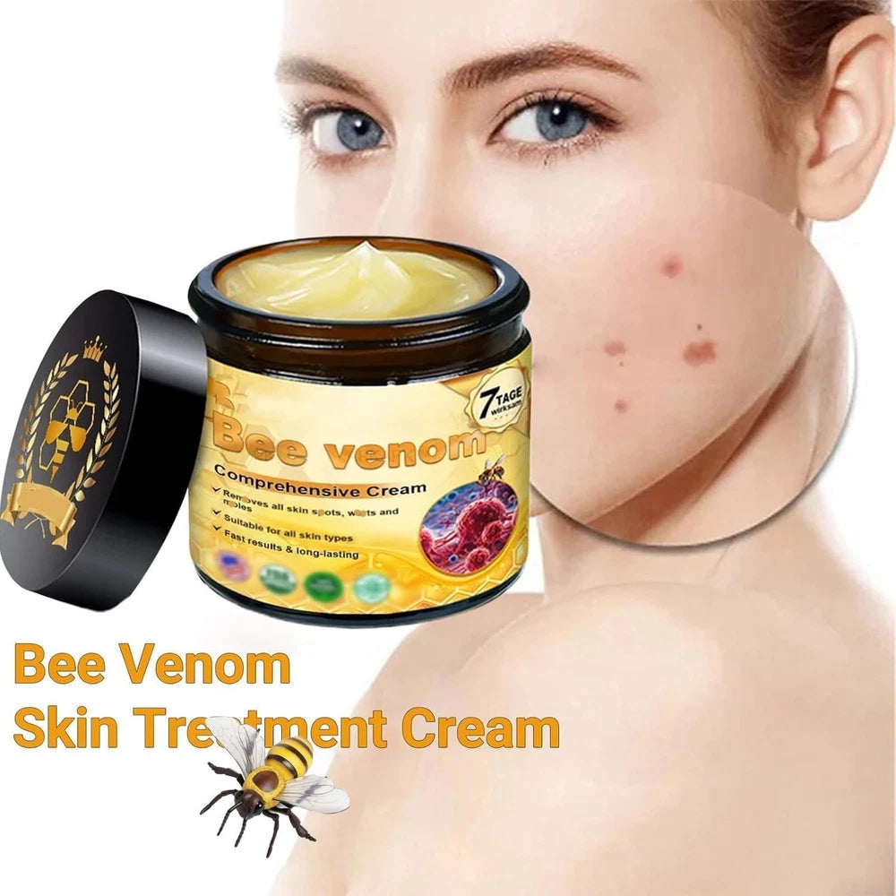 2Pcs Bee Venom Cream, Bee Venom Skin Treatment Cream, Bee Venom Wrinkle Removal