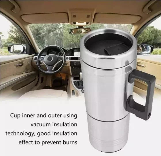 12v Portable Electric Kettle Car Van Travel Stainless Steel Water Heater Pot UK
