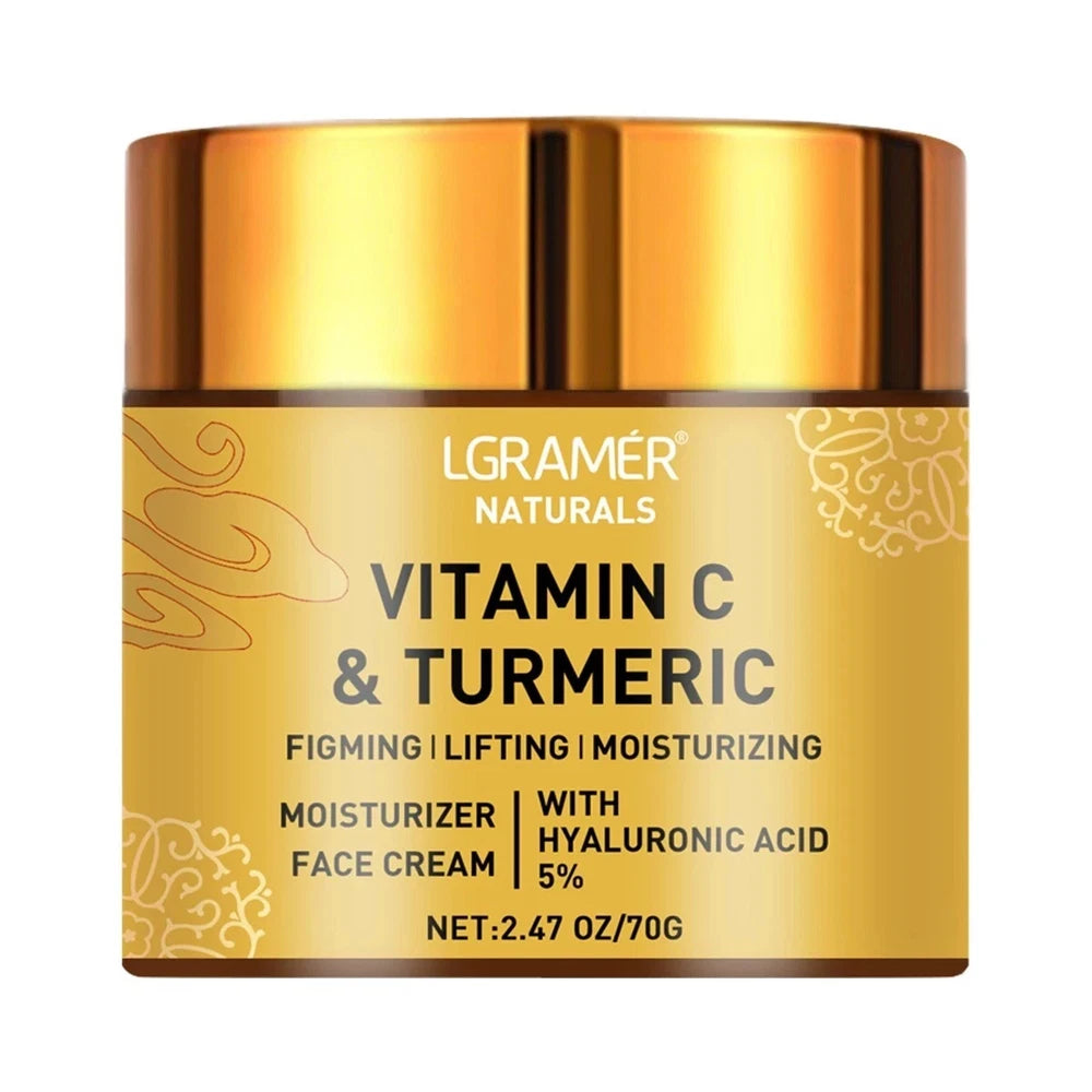 Turmeric Vitamin C Face Cream with Retinol – Moisturizing & Brightening