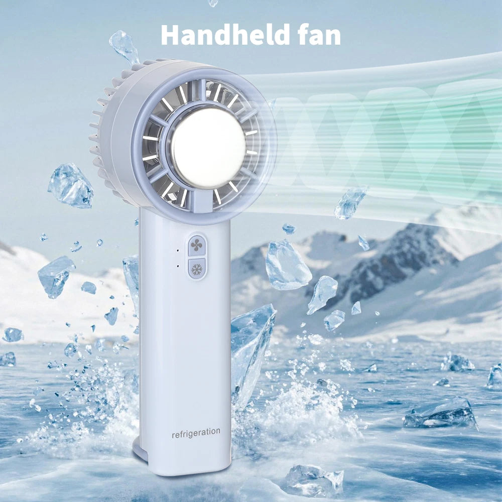 Portable Hand-held Fan Mini Folding Desk Fan Cooler Cooling USB Rechargeable UK