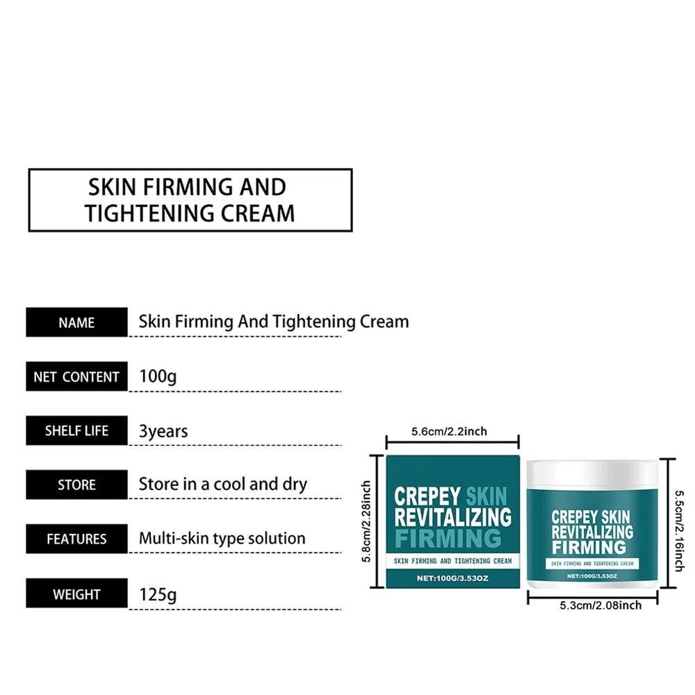 Crepey Skin Revitalizing Firming Cream Quick Absorption Skin Repair Care- uk🎁