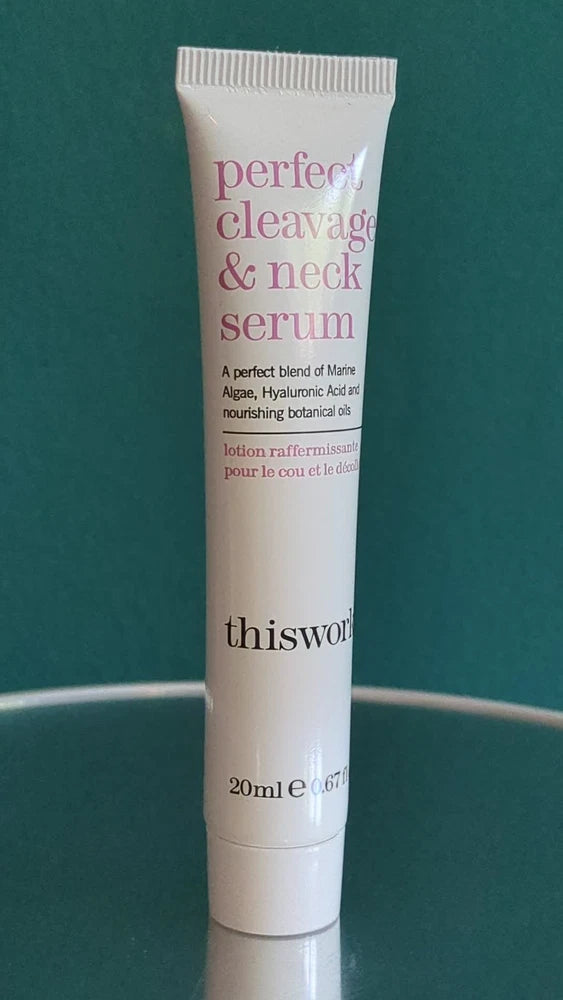 This Works Mini Perfect Neck & Cleavage Serum 20ml New Foil-Sealed LIFTS & FIRMS