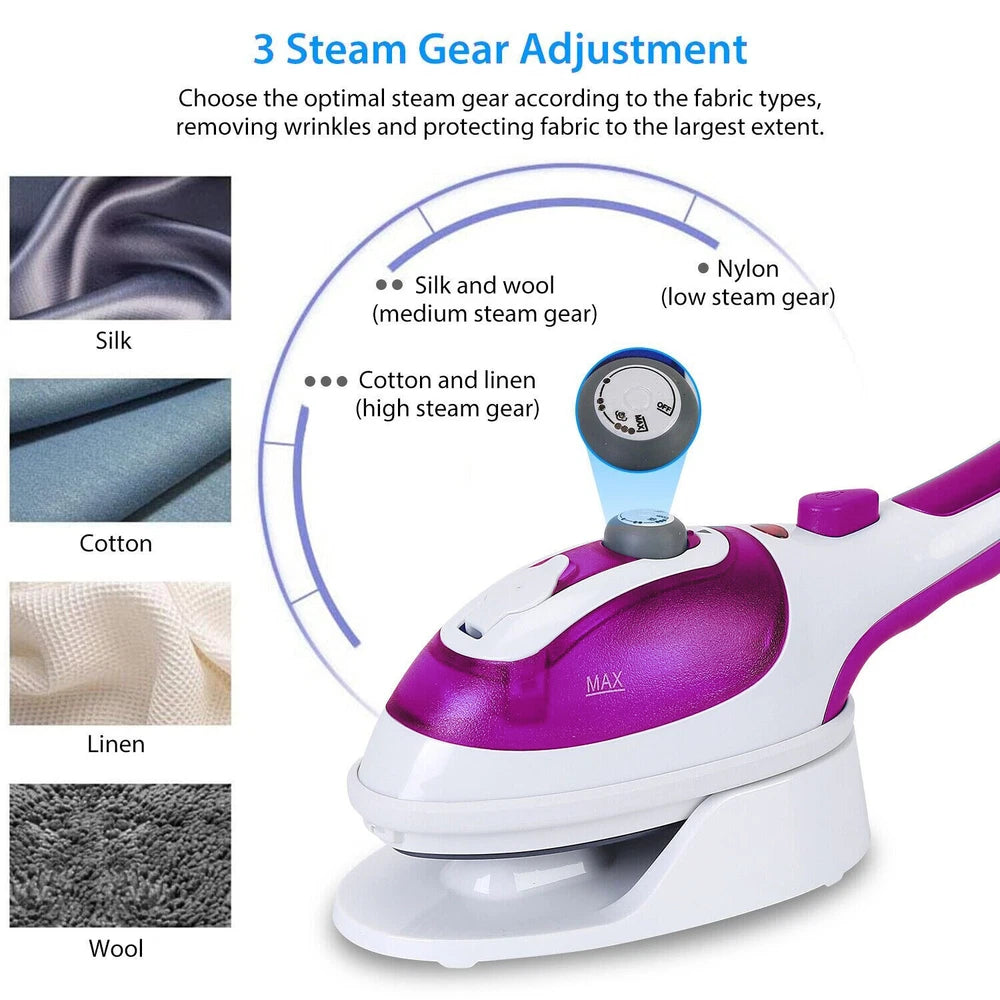 Fast Heat Hand Held Clothes Garment Steamer Iron Portable Travel Home Business
