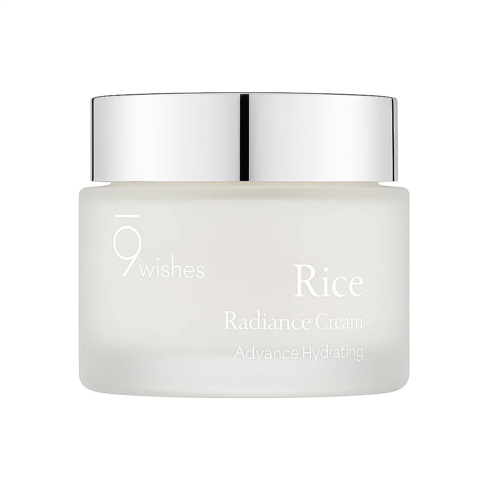 9wishes Rice Radiance Face Cream Advanced Hydrating Moisturiser, Korean Skincare