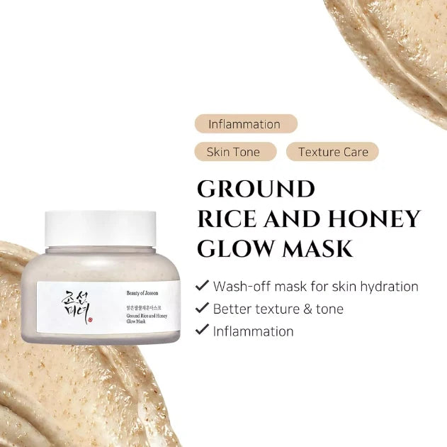 Beauty of Joseon Ground Rice and Honey Glow Mask 150ml - Fast UK Dispatch