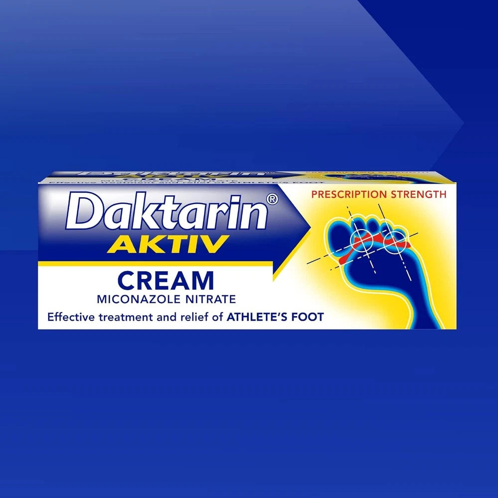 Daktarin Aktiv Cream -  Athlete's Foot & Fungal Infection Cream - 15g