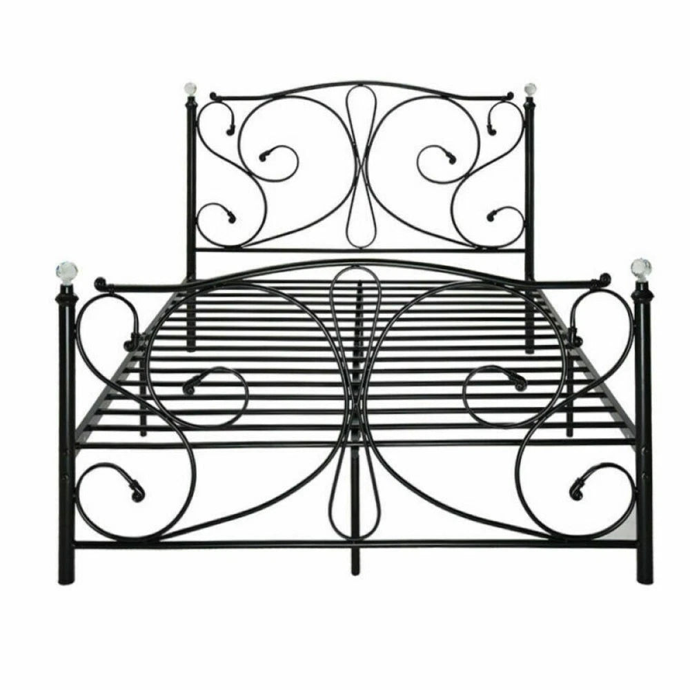 NEW Strong Single Double Bed 3ft 4ft 4ft6 Metal Bed Frame Bedroom Furniture