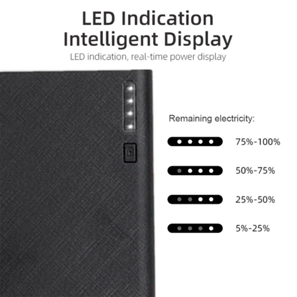 9000000mAh Power Bank Fast Charger Battery Pack Portable 4 USB for Mobile Phone.