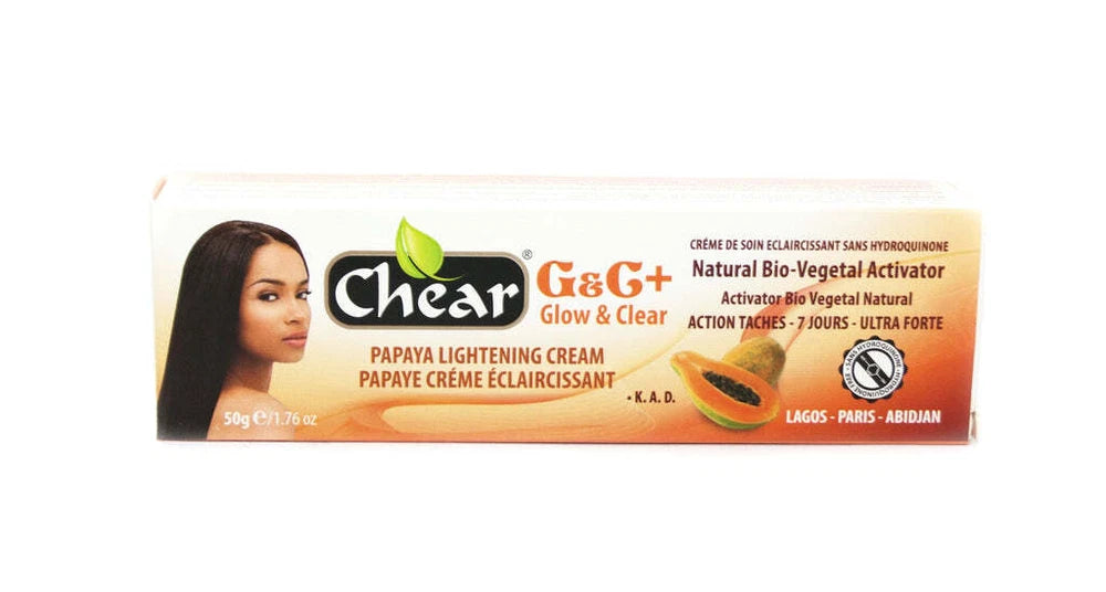 Chear Papaya G&C Skin Brightening Range - Lotion, Cream, Oil, Soap or Shower gel