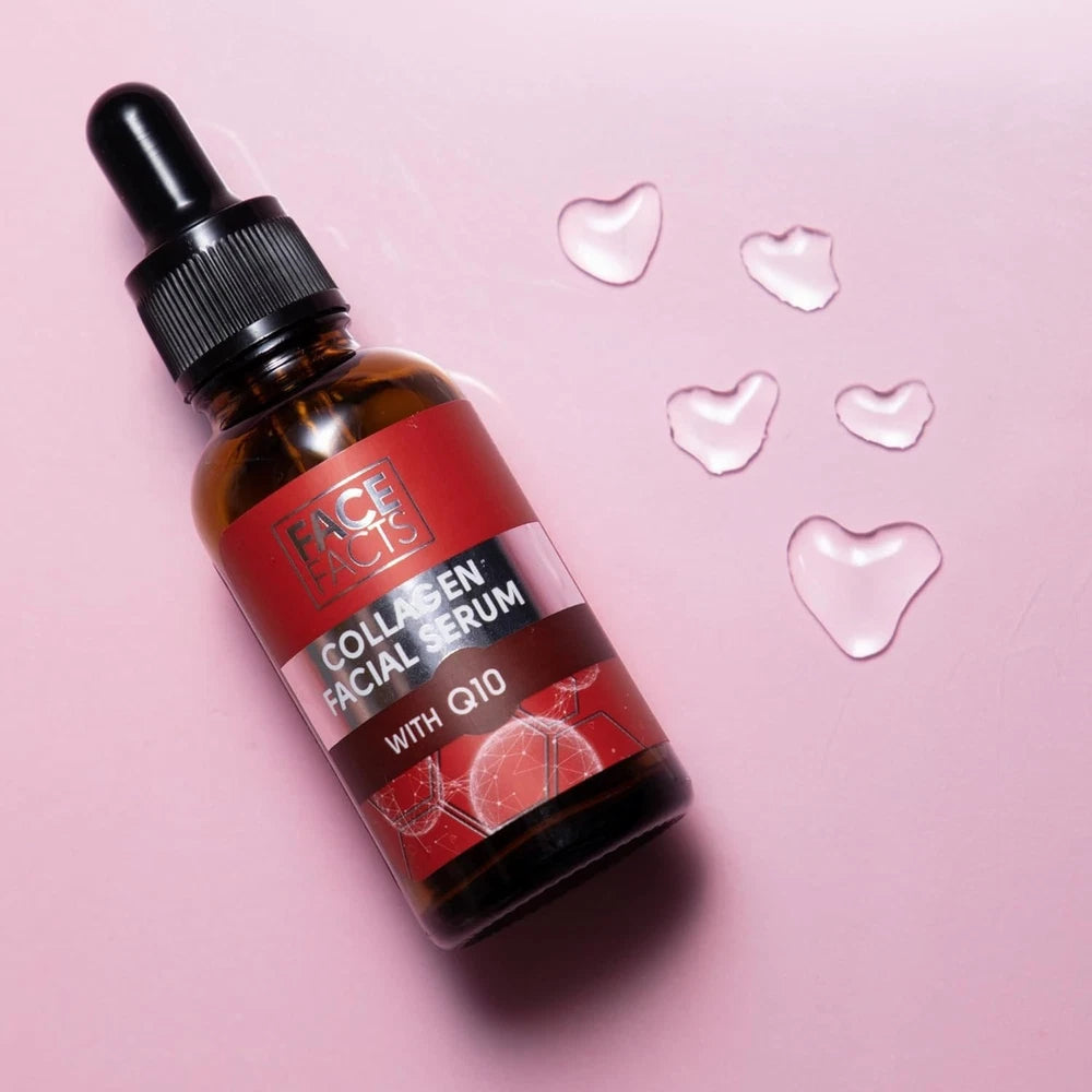 Face Facts Collagen Q10 Facial Serum – 30ml, with Ubiquinone & Betaine