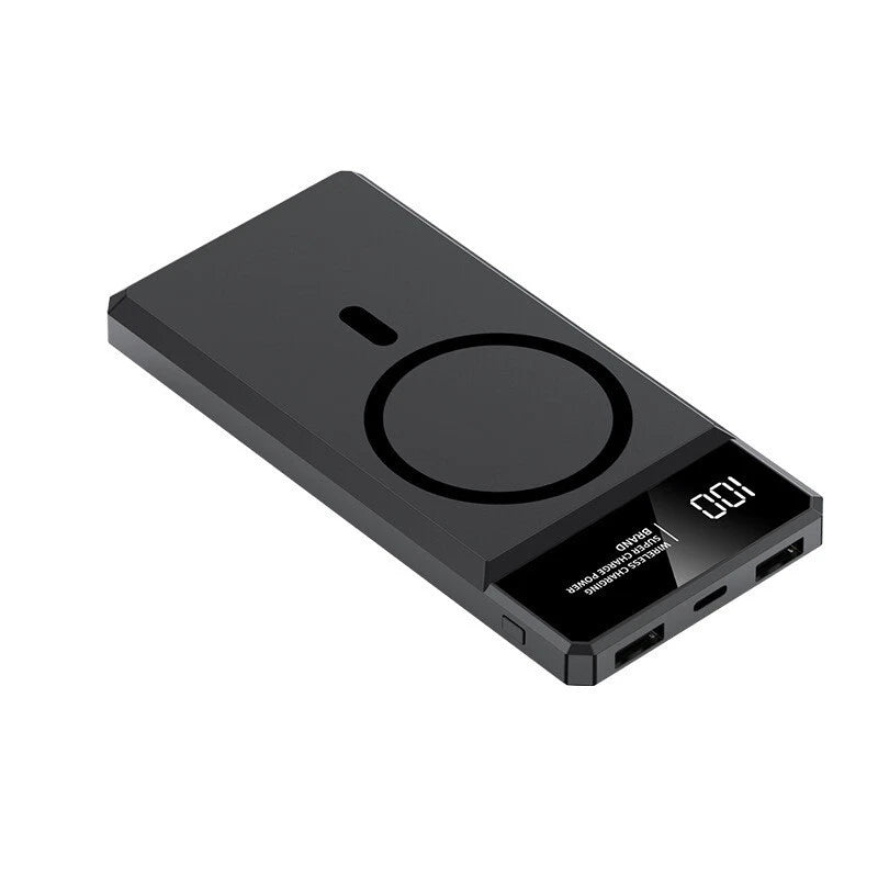 500000mAh Power Bank Magnetic Battery Pack Wireless Charger for iPhone 16/15/14