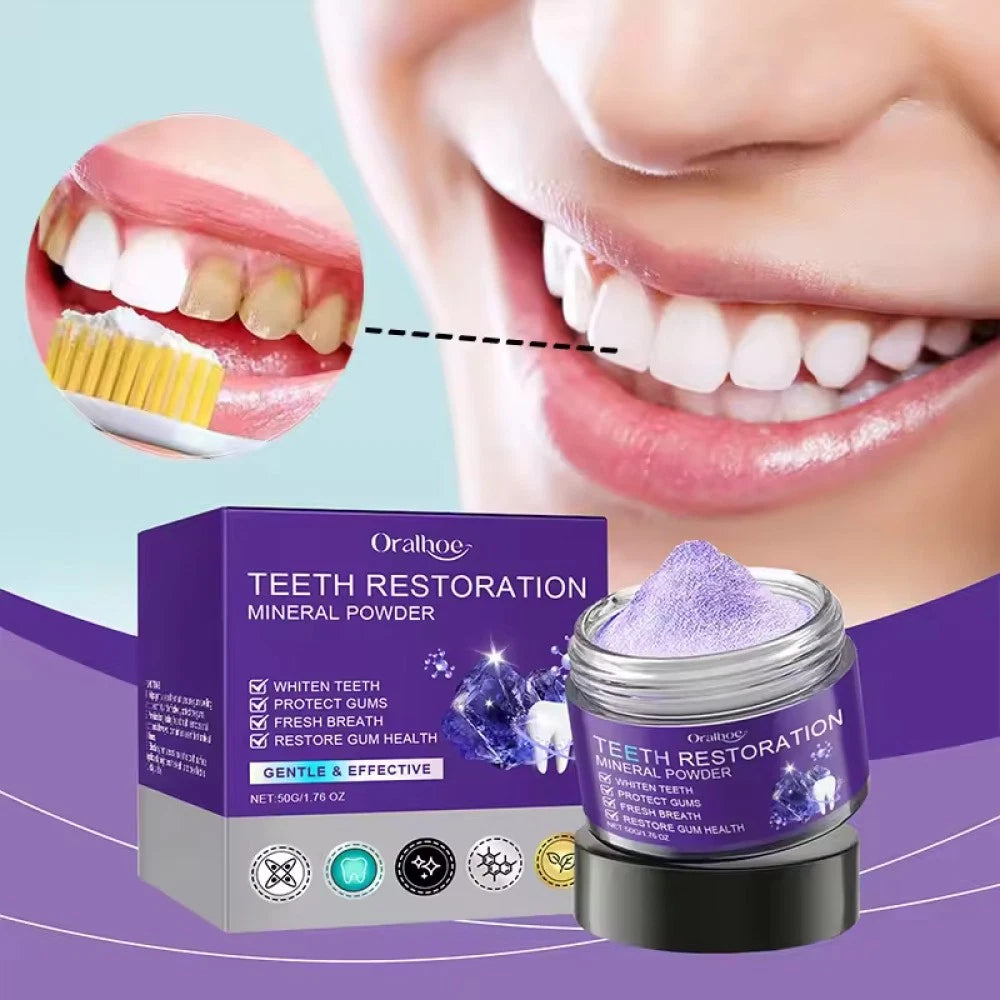 6-1X Teeth Restoration Mineral Powder, Effective in Strengthening Teeth and Gums