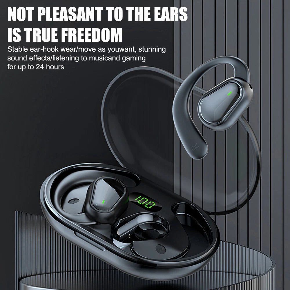 TWS Wireless Bluetooth Headphones Earphones Earbuds Ear-hook For iPhone Samsung