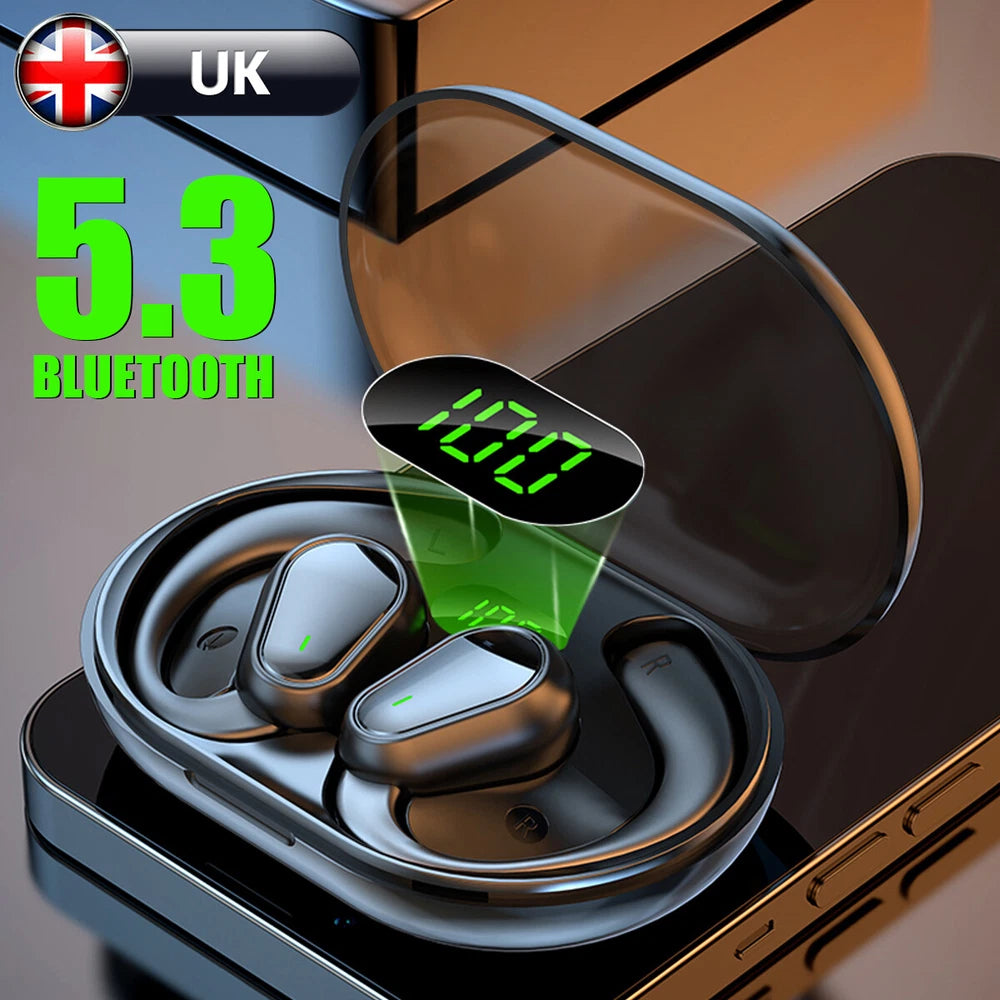 TWS Wireless Bluetooth Headphones Earphones Earbuds Ear-hook For iPhone Samsung