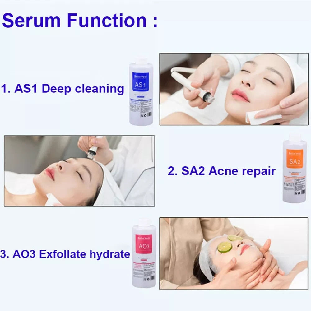 6/7 in 1 Hydra Water Facial Cleaner Aqua Peel Hydro Dermabrasion Beauty Machine