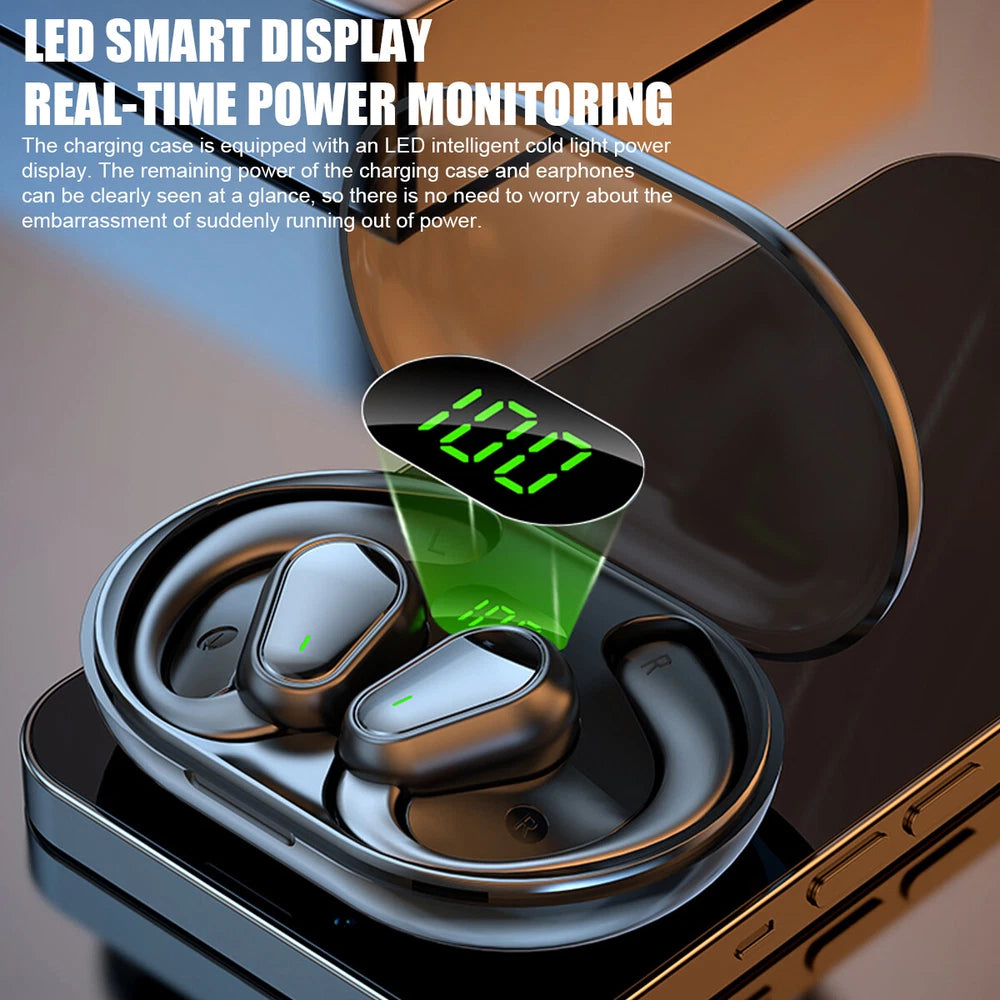 TWS Wireless Bluetooth Headphones Earphones Earbuds Ear-hook For iPhone Samsung