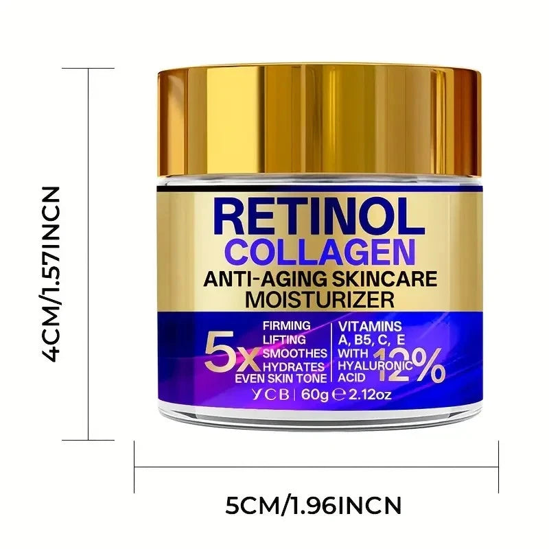 YCB Retinol Collagen Face Lifting Cream 60g - Face Cream with Hyaluronic acid
