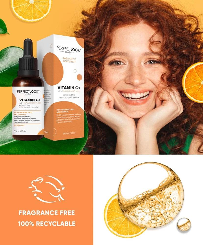 Vitamin C Serum for face 12% with Hyaluronic Acid Vitamin B5 & E Anti-Aging 30ml