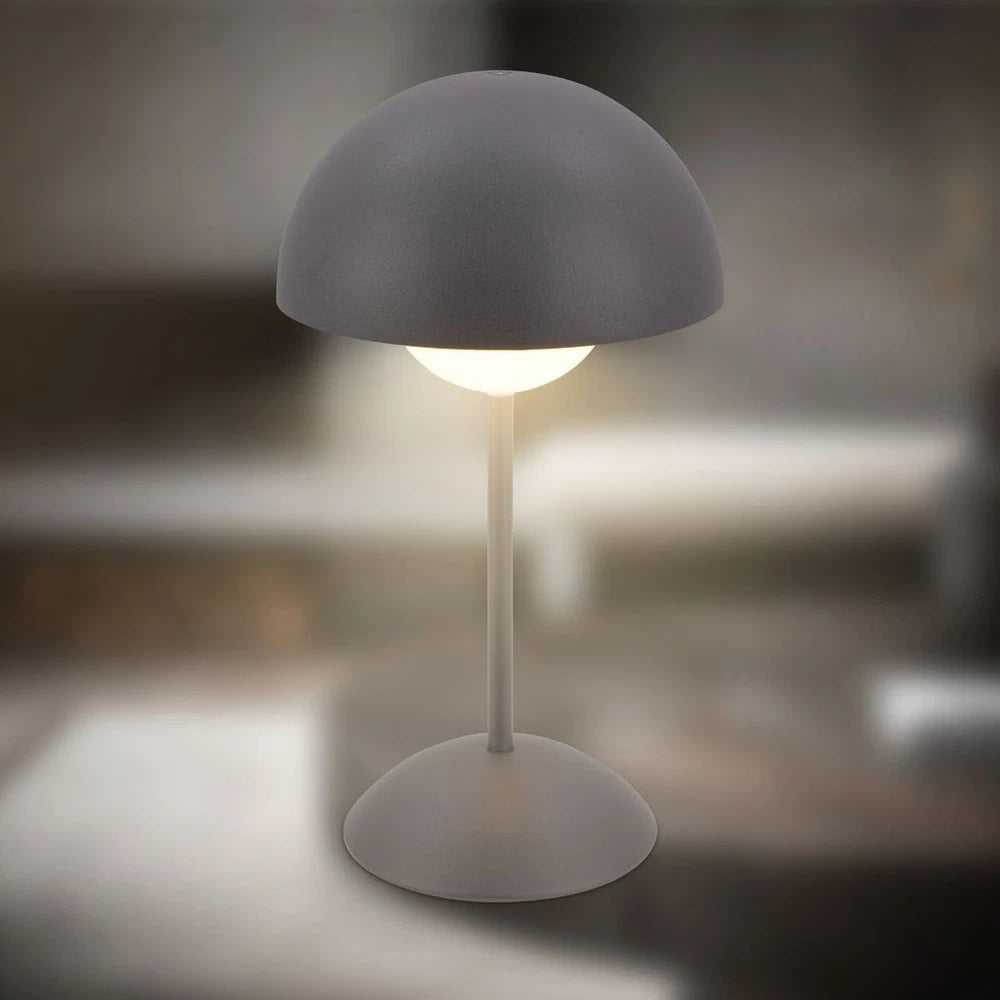 Table Lamp Rechargeable LED Desk Night Light Dimmable Cordless Touch Anthracite