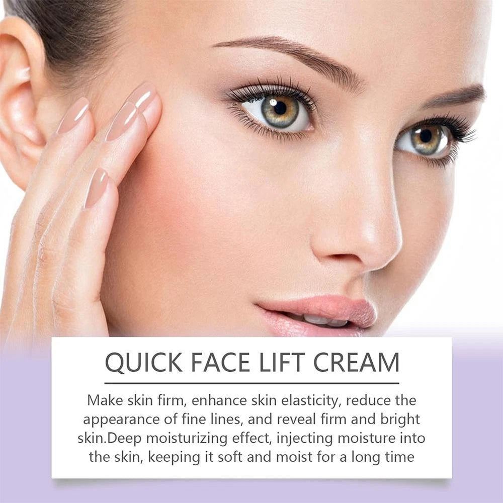 Face Lift Cream Serum Anti Ageing Moisturiser Hyaluronic Acid Added Tighte *