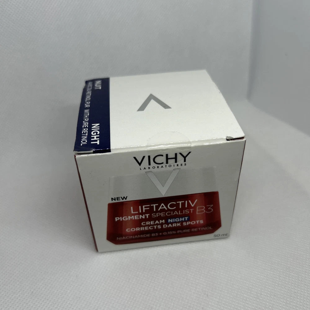Vichy Liftactiv B3 Tone Correcting Night Cream Retinol B3- 50ml Exp 10/27  NEW