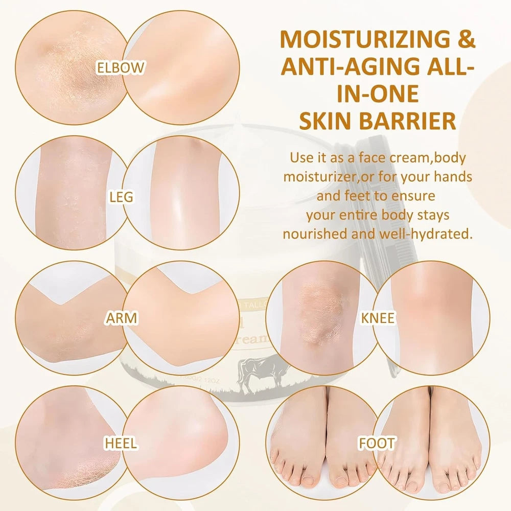 Beef Tallow for Skin, Beef Tallow and Honey Balm, Beef Tallow Face Moisturizer