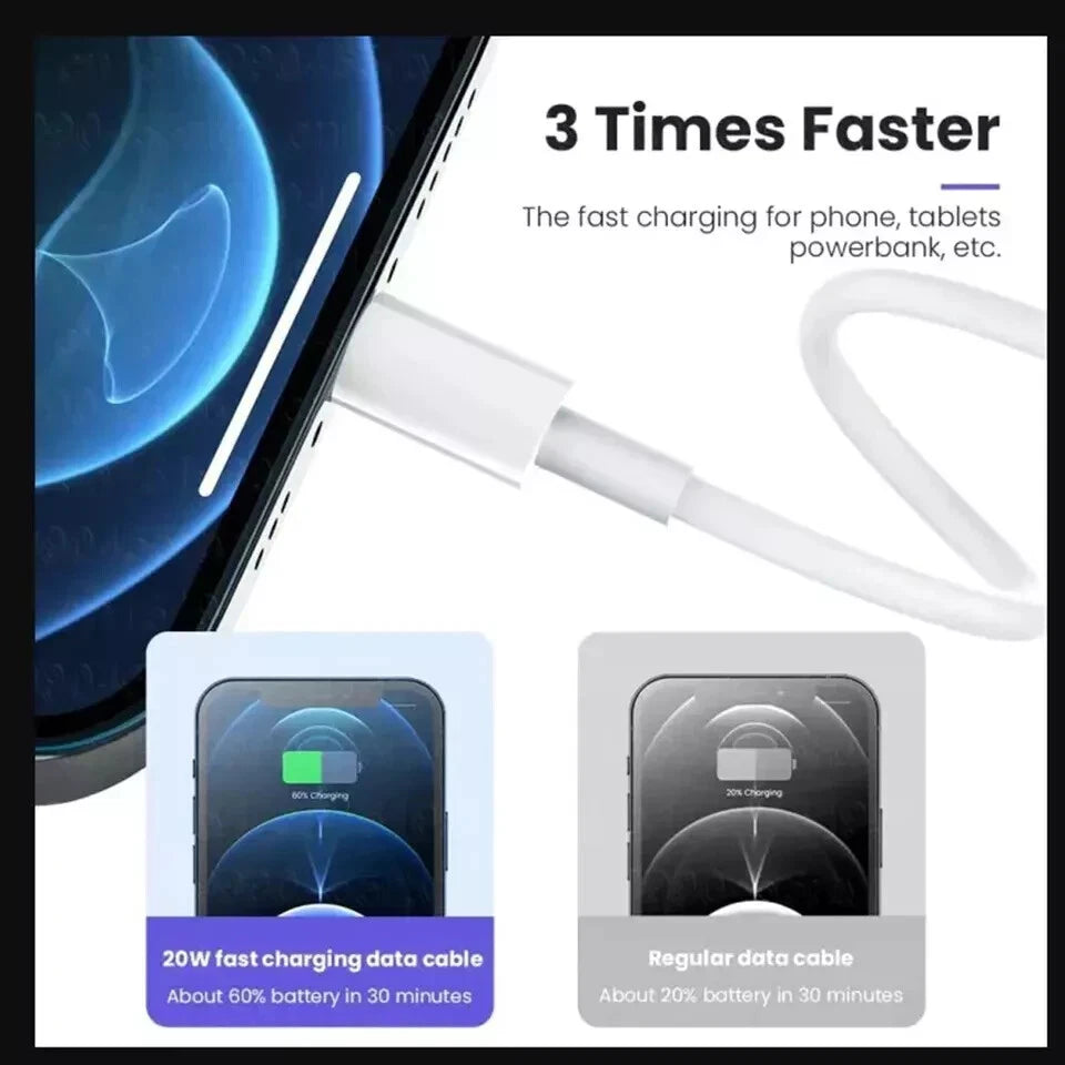 45W Super Fast Charger Adapter Plug USB-C Type C For Samsung and Iphone UK