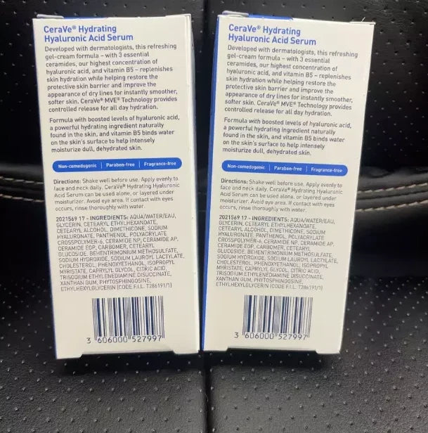 2X CeraVe Skin Renewing Retinol Resurfacing Hydrating Acid Serum Cream 30ml UK