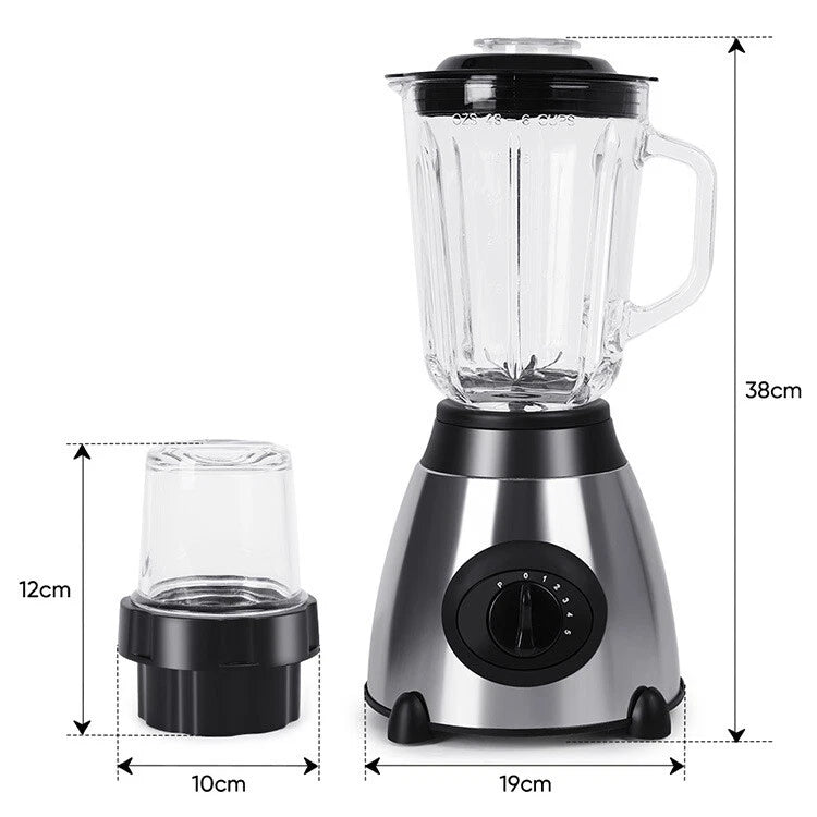 1.5L~900W Blender Smoothie Maker Food Processor Coffee Grinder Mixer Fruit Juice