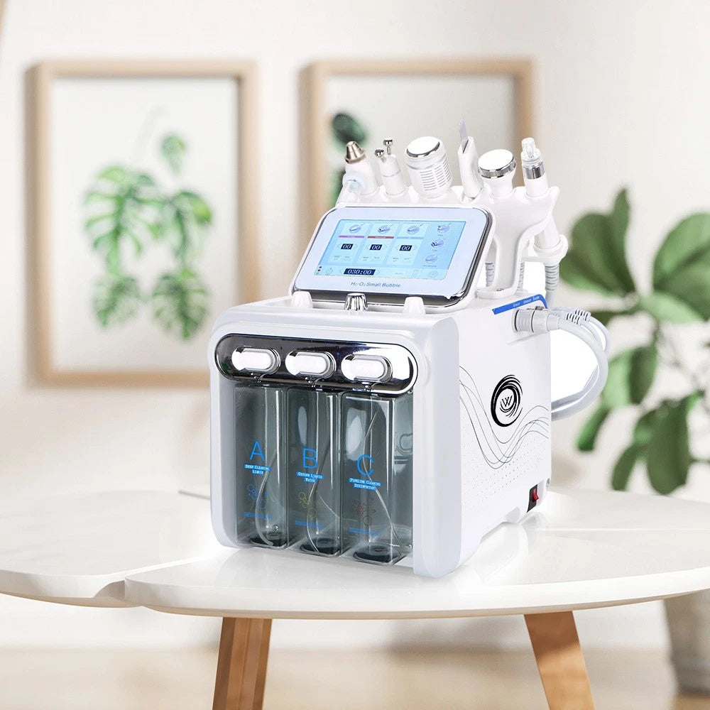 6/7 in1 Hydra Water Facial Cleaner Aqua Peel Hydro Dermabrasion Beauty Machine