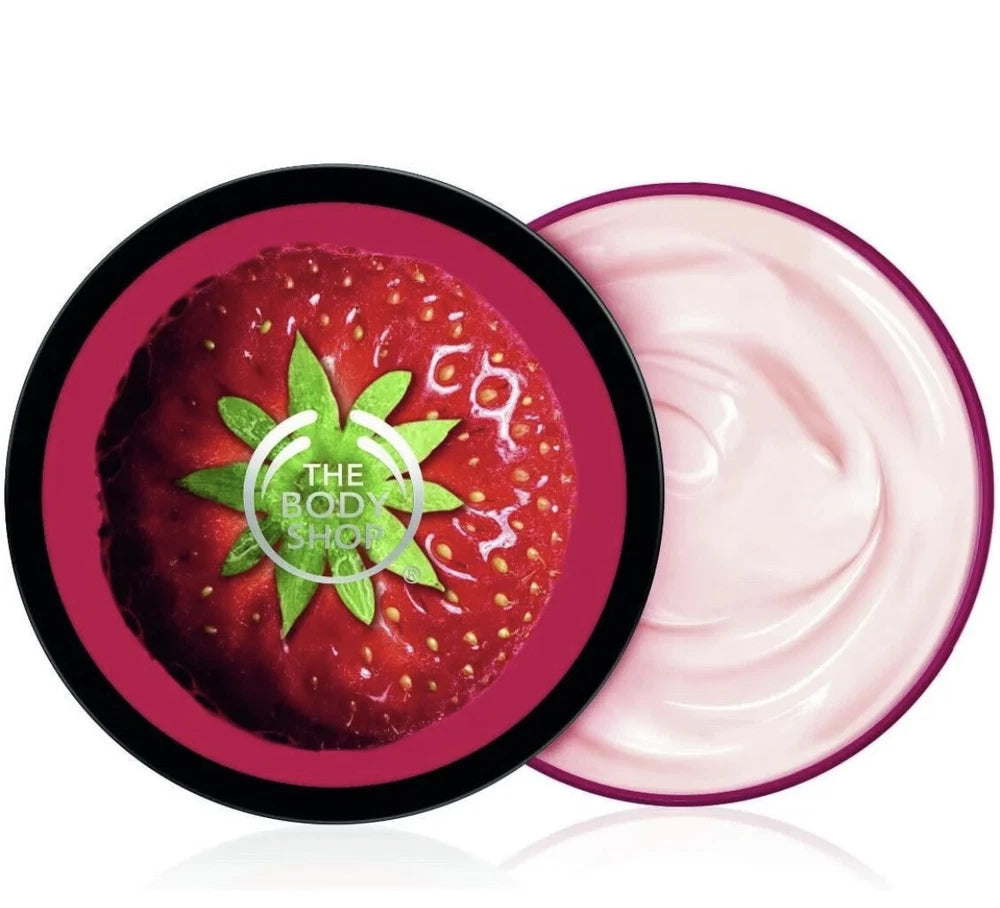2x The Body Shop Body Butter 50ml Strawberry