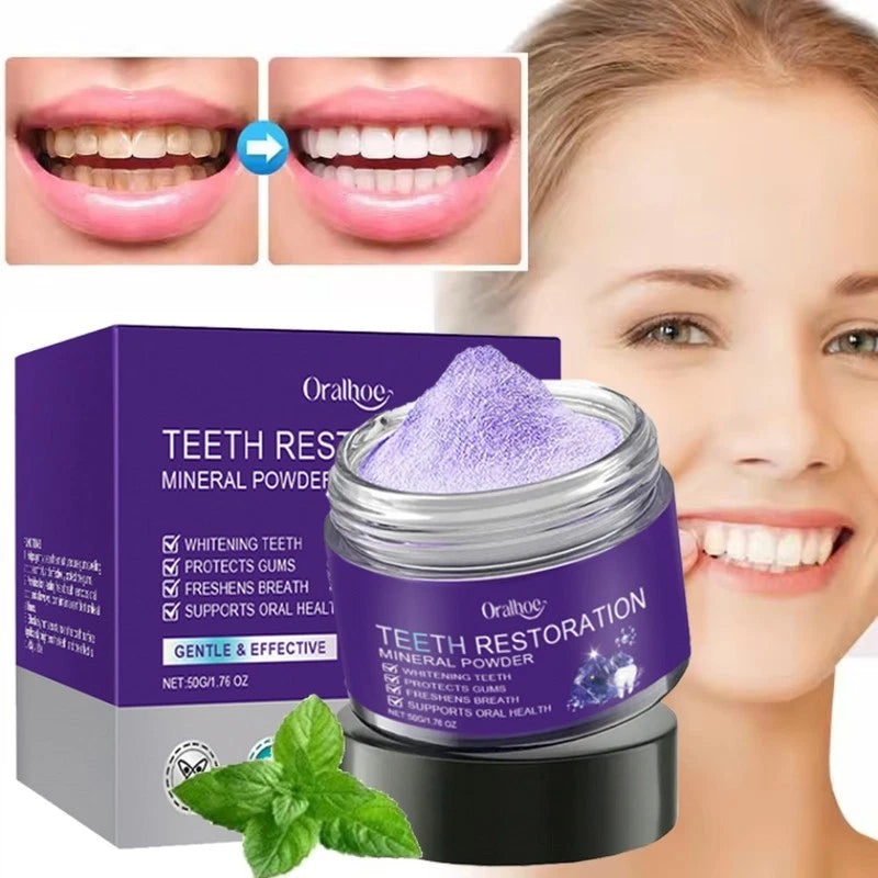 6-1X Teeth Restoration Mineral Powder, Effective in Strengthening Teeth and Gums