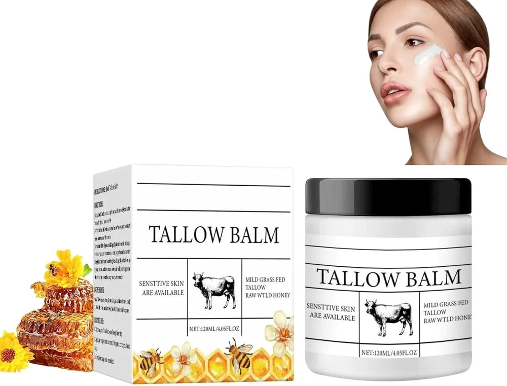 Grass Fed Beef Tallow Skin Care,Tallow Face Cream,Beef Tallow Moisturiser,Grass-