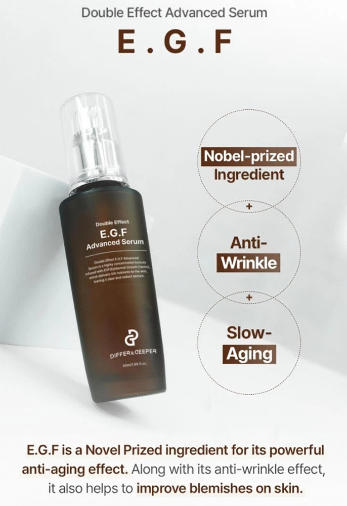 Golden Snail Mucin/EG Serum-Differ & Deeper-K-Beauty–Anti-Wrinkle,Blemish Repair