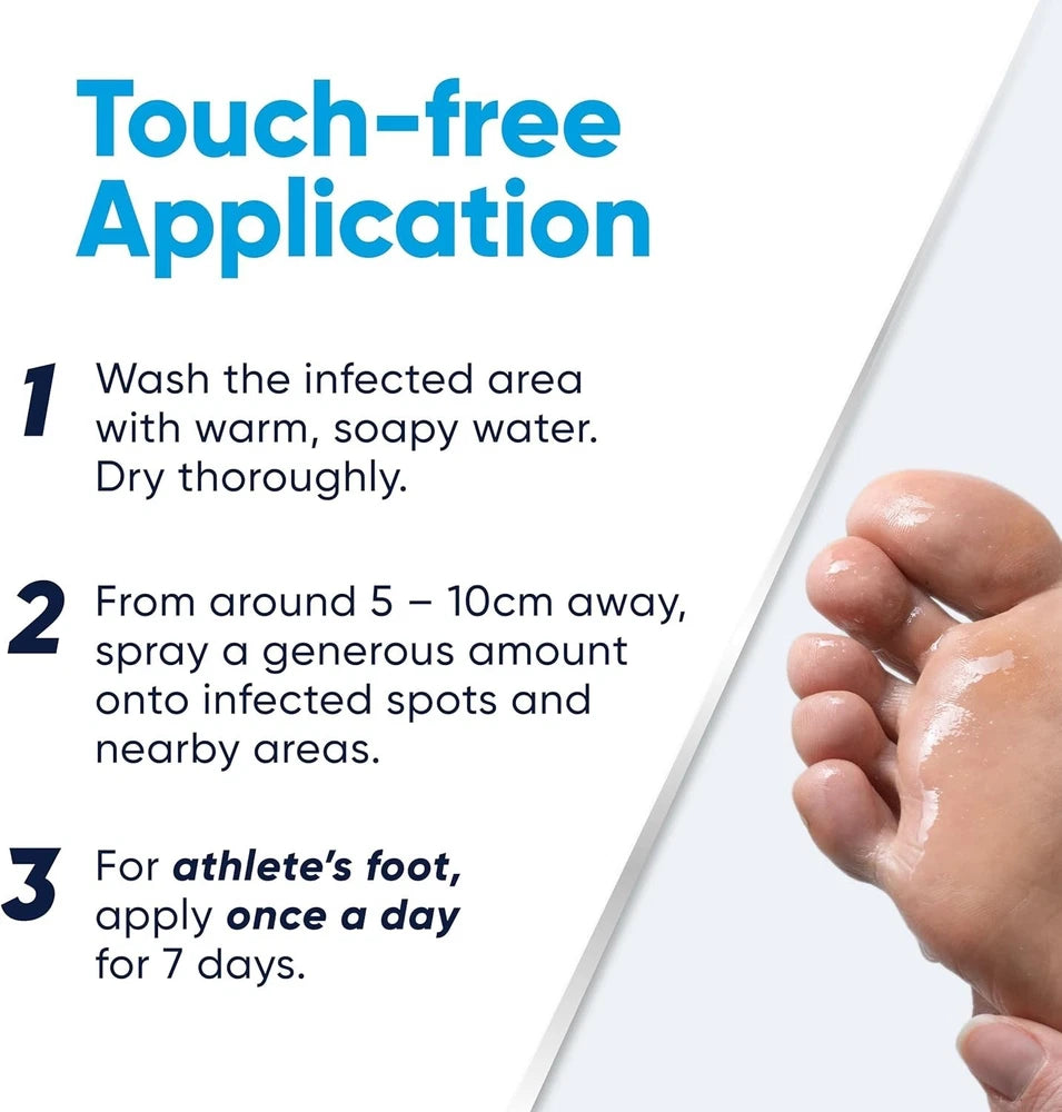 Lamisil at 1 Percentage Spray - Athlete's Foot Treatment Spray - Soothes Itching