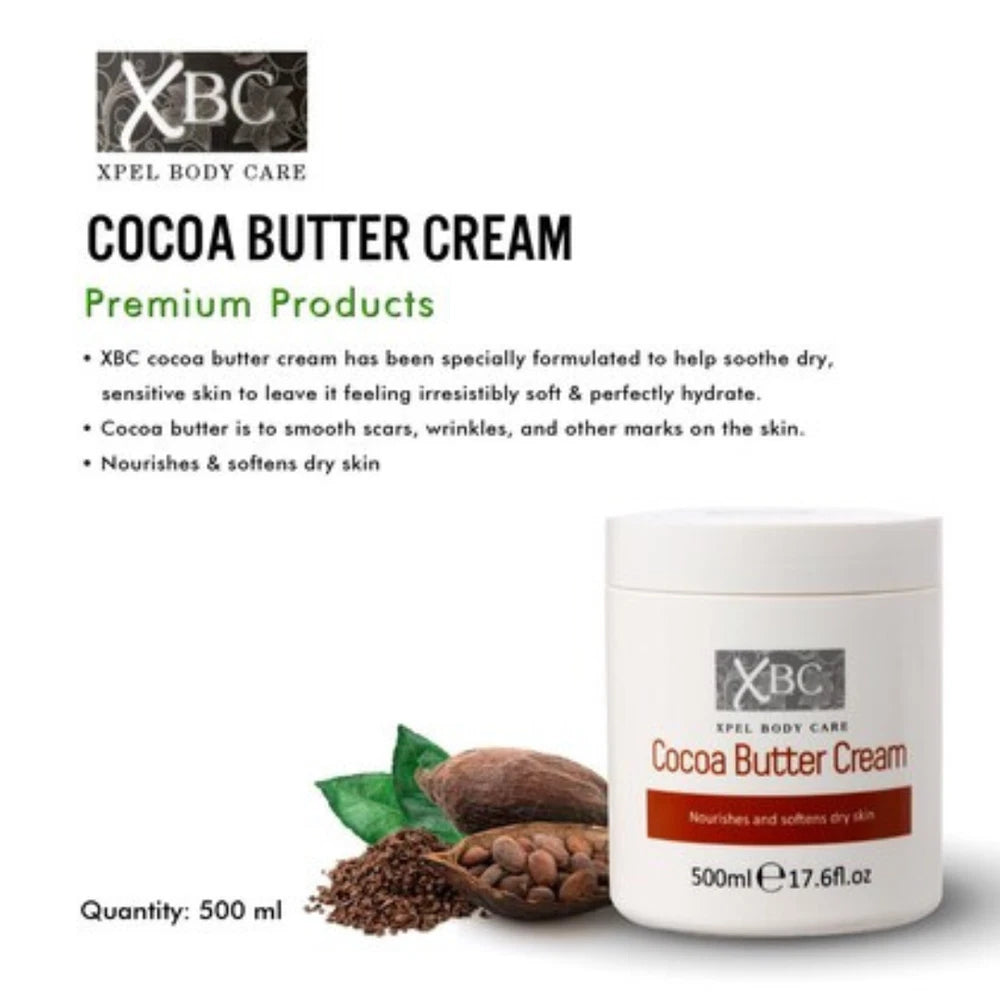 XBC Cream Coco Butter Nourishes And Soften Dry Skin 500ml x 6