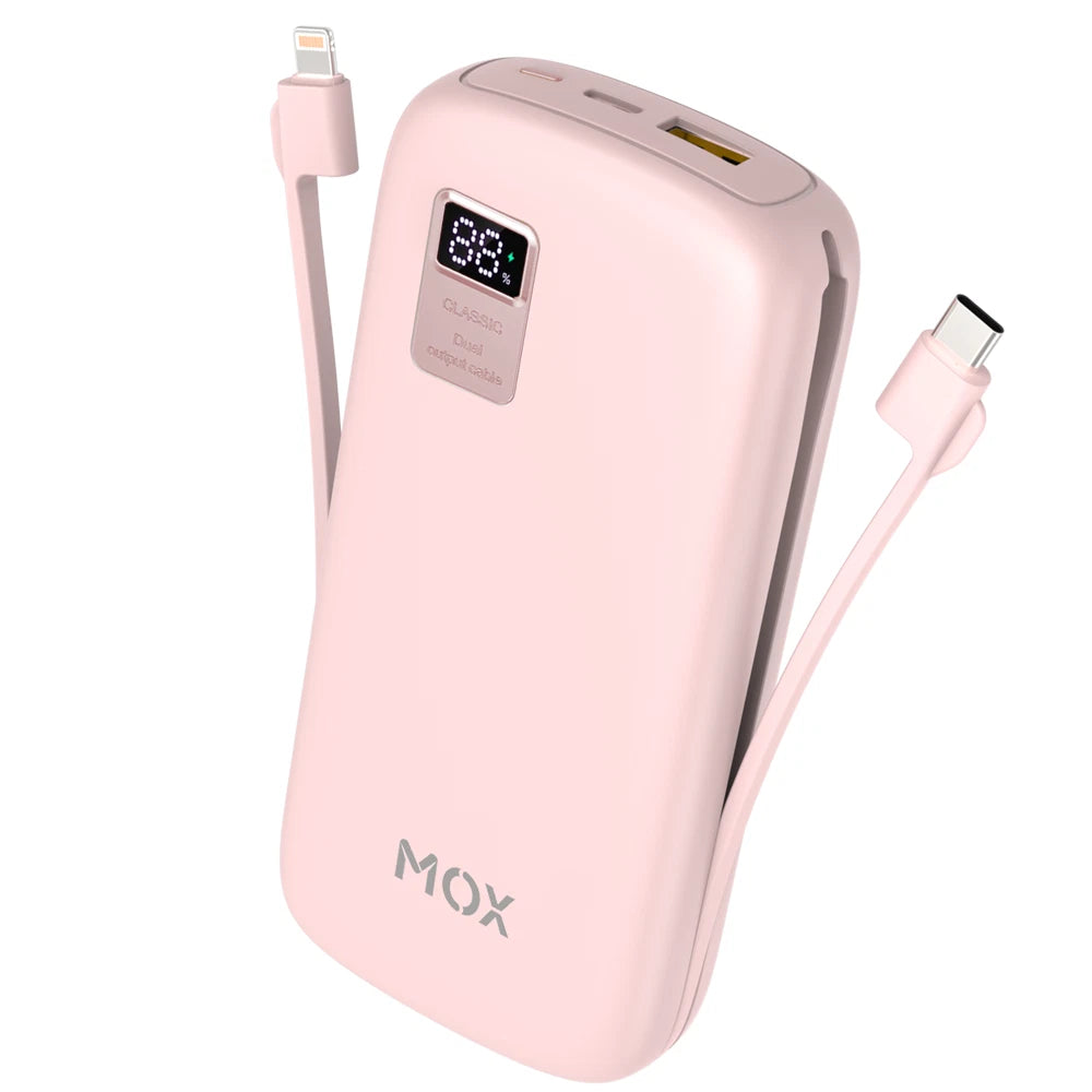 MOX 20000mAh Power Bank USB-C Fast Charging DIGITAL Display High Speed