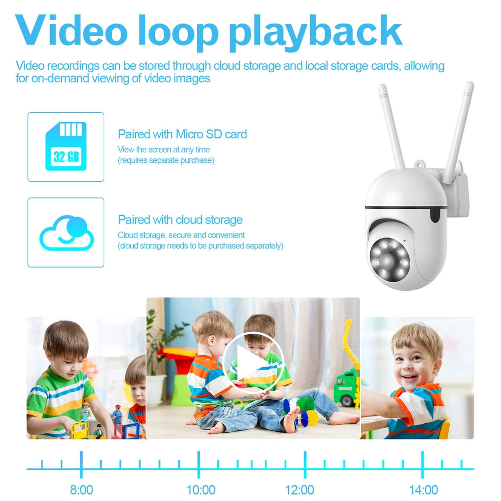 Security CCTV Camera WIFI 2.4G 1080P HD IP Camera Wireless PTZ Smart Home