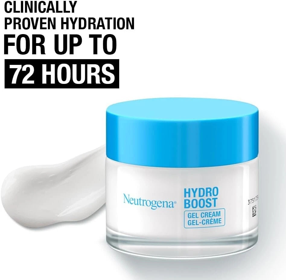 Neutrogena Hydro Boost GEL CREAM Facial Moisturiser For Dry Skin 50ml