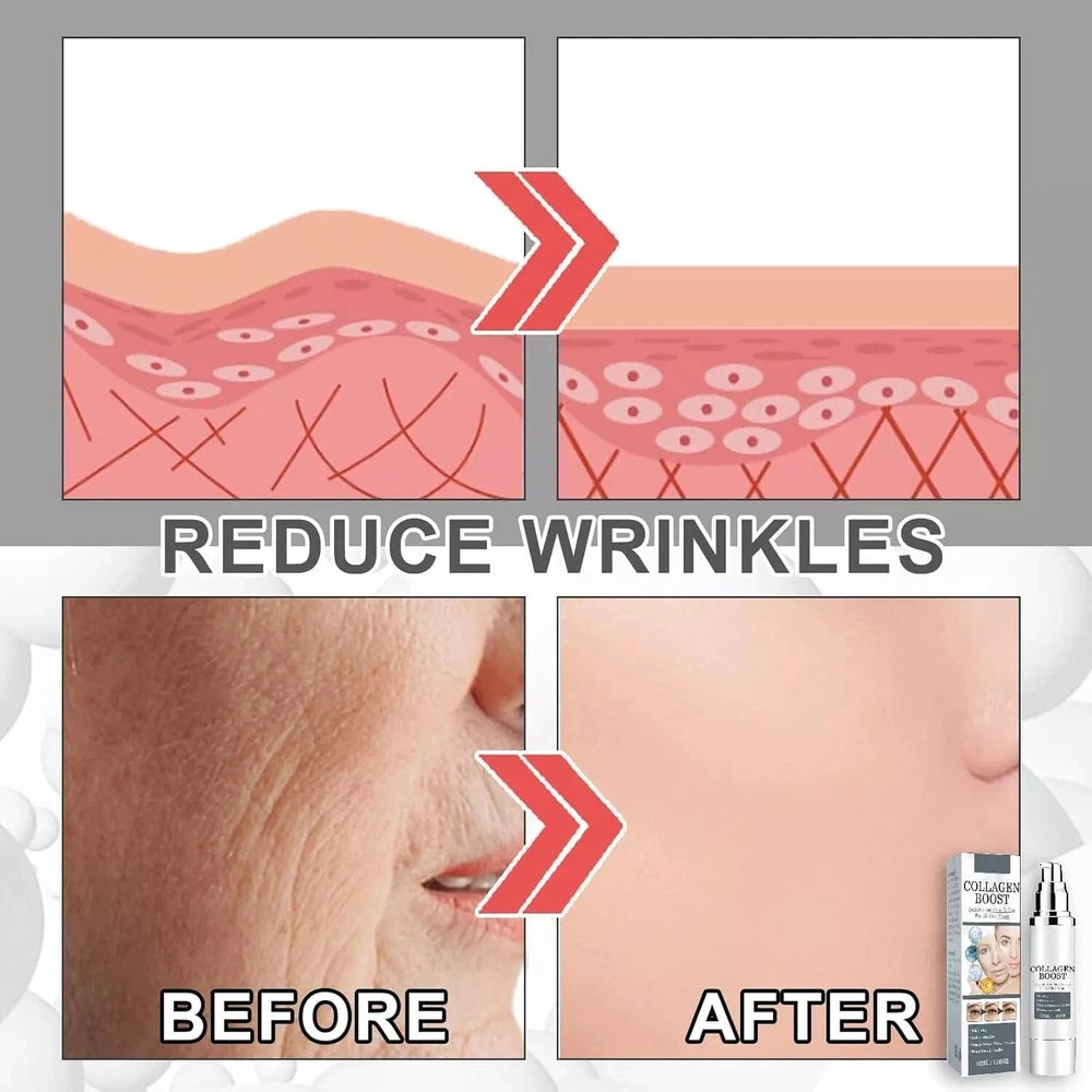 COLLAGEN BOOST HYALURONIC ACID CERAMIDE FACE LIFT SERUM WRINKLE ANTI AGING MASK