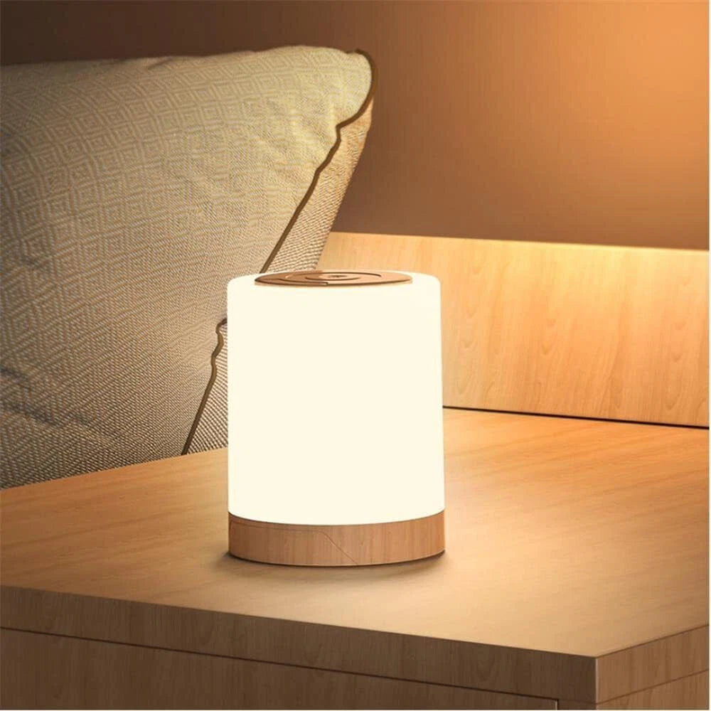 Night Light LED Touch Bedside Table Lamp Multi-Color Dimmable Zlpprfblufltosoahz