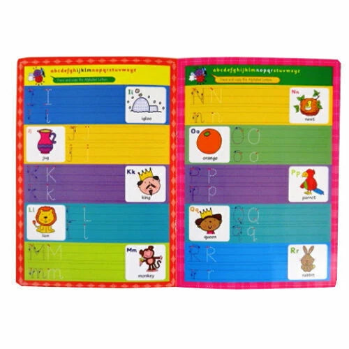 2 x EASY LEARNING CHILDRENS MY FIRST NUMBERS ABC WRITE AND WIPE PRACTICE BOOKS