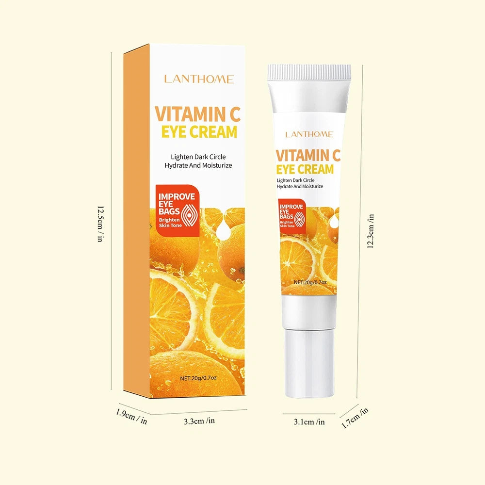 Vitamin C Eye Cream - Brighten, Anti-Aging, Dark Circles & Puffiness Treatment