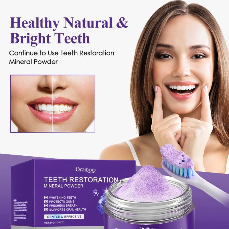 6-1X Teeth Restoration Mineral Powder, Effective in Strengthening Teeth and Gums